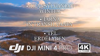 Transylvanian Winter - Iarna în Transilvania - Tél Erdélyben - 4K Cinematic - DJI MINI 4 PRO