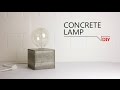 DIY - Lampe aus Beton // FREE TEMPLATE