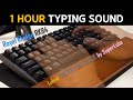 ASMR Keyboard : 1 Hour Typing, Lubed Cherry MX Black by SuperLube Spray + Royal Kludge RK84