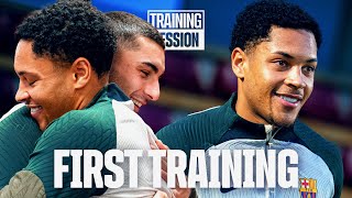 Thumbnail for VITOR ROQUE MEETS THE SQUAD IN HIS FIRST TRAINING SESSION WITH FC BARCELONA 💥