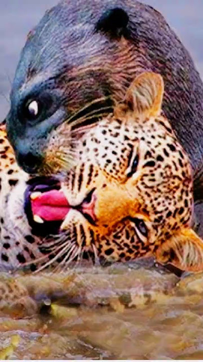 Jaguar vs Otter: Who Wins?! 🐆🦦