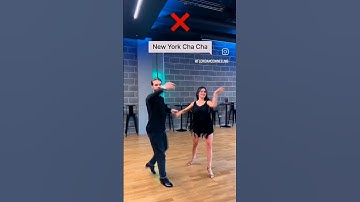 The do’s and don’ts of New York Cha Cha-learn the right moves in seconds! #dance #shorts #chachacha