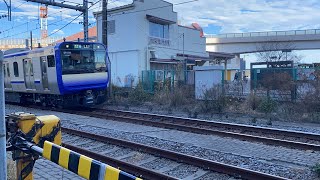 【横須賀線】E235系J-04編成 久里浜行 横須賀駅発車