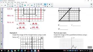 Pre-Algebra: Unit 4 Day 2 Notes - Dilations