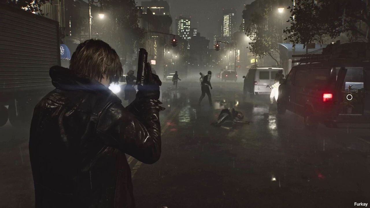 Kin Leon Zombie Resident Evil Requiem - Leon Vs Zombies On The Street @Furkay