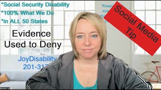 Social Media Warning With Social Security Disability