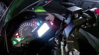 Video 2013 Kawasaki Ninja 300 - HealTech GIPro Gear Position Indicator (author: Ninjaboye)