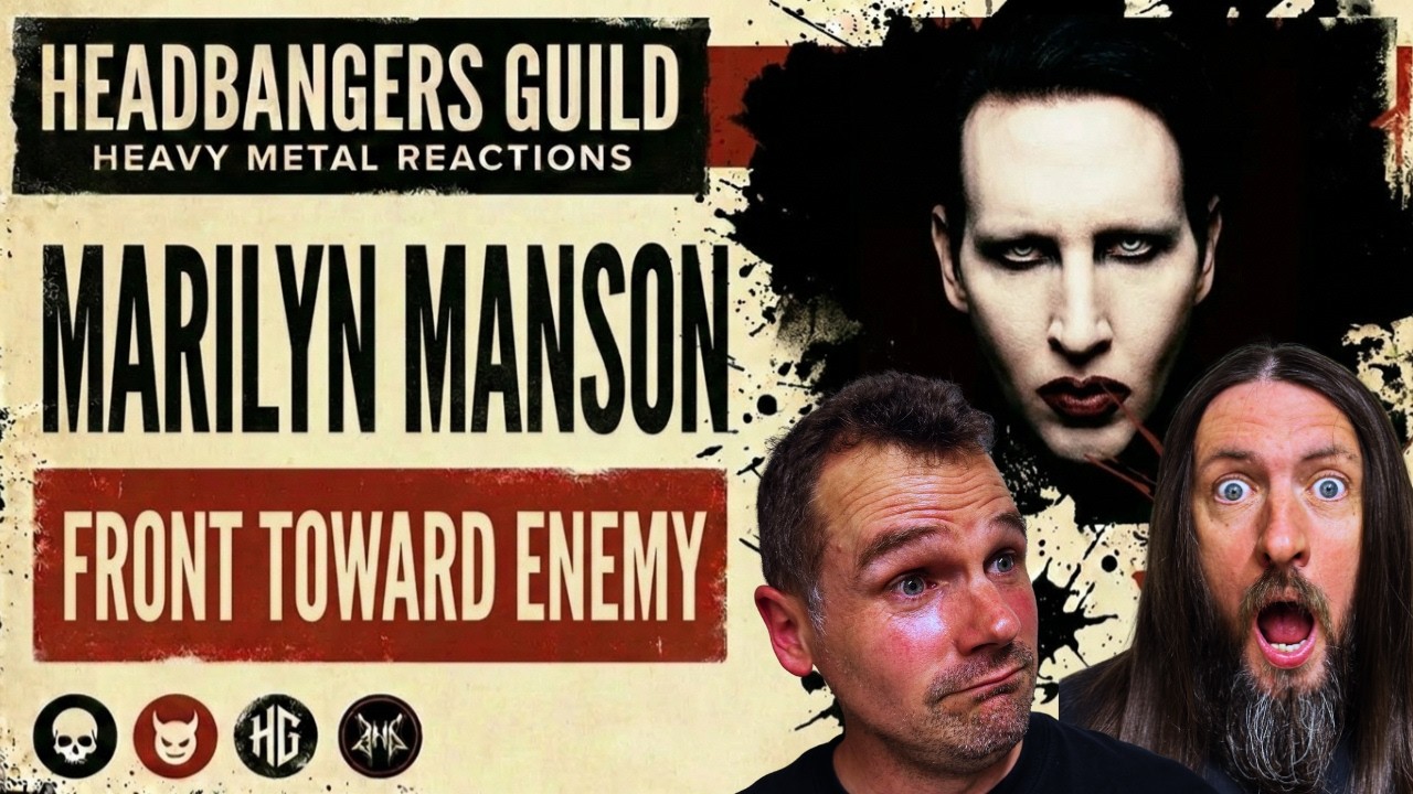 Non-Metal friend actually LIKED new Marilyn Manson?! 😱 | Front Toward Enemy Reaction