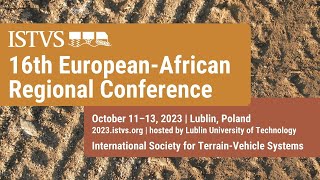 Introducing | 16th EuropeanAfrican Regional Conference of the ISTVS