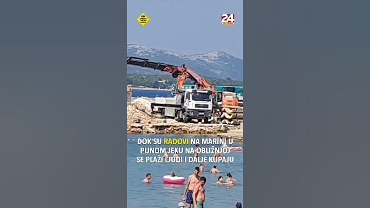 Turisti, more, cvrčci i... bageri: Ljudi se u Sv. Filipu i Jakovu kupaju usred radova! #shorts