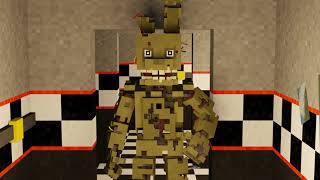 Springtrap Rig Test- Minecraft FNAF 3 Animation