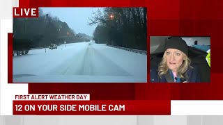 12 On Your Side Mobile Cam: Road conditions in Central Virginia
