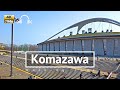 [4K/Binaural] Komazawa Walking Tour visiting University and Olympic Park - Tokyo Japan