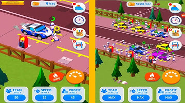 Idle Pit Stop! MAX LEVEL TEAM & SPEED EVOLUTION! 9999+ Level Idle Pit Stop: Tycoon Racing Manager