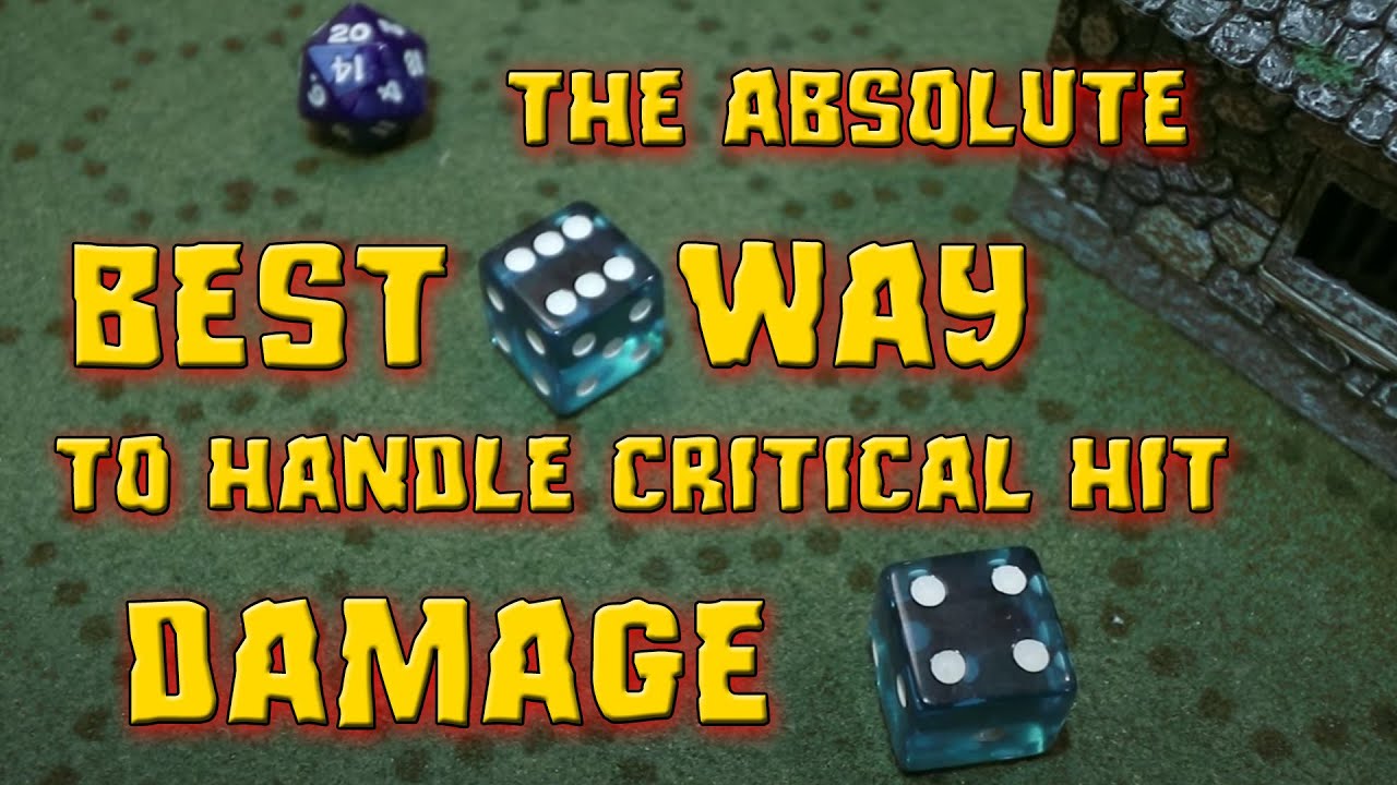 5e Critical Hit And Fumble Charts