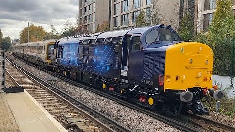 Class 37 + 465 | 37800 + 465934 | New Livery | Rail Operations Group | West Brompton | 17/11/22