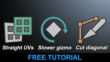 Maya Tricks and Secrets - Part 1 - Straighten UVs, Slower Manipulators, Diagonal Multi-Cut Tool