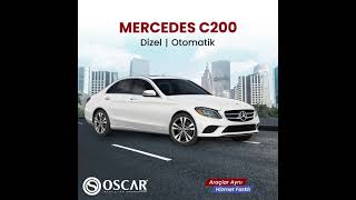 Mercedes C200 Kiralık Araç Oscar Rent A Car Da