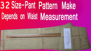 32waist pants pattern making | How to make pants pattern | 32 waist trouser cutting @rmgpm16