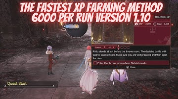 Sword Art Online Last Recollection The Fastest XP Farming Method 6000 Per Run Version 1.10