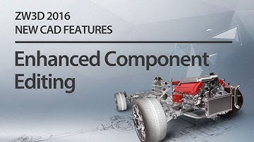 ZW3D 2016 NEW CAD FEATURES: Enhanced Component Editing