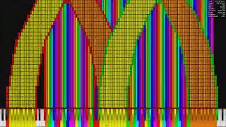 [Black MIDI]Ievan Polkka³ : The Nuclear² 92Million Notes by ooo 000