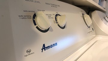 Amana NTW4516FW1 - Full Diagnostic Self Test Demonstration