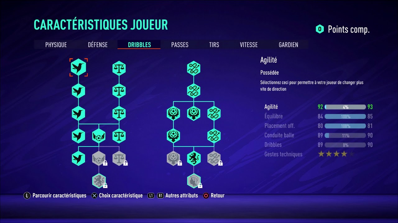 Points De Competences Club Pro Fifa 22
