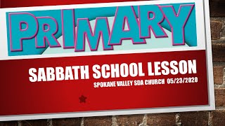 Primary SS Lesson 05232020
