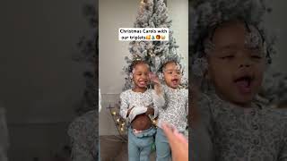 Christmas Carols with our triplets?? funnyshorts christmassongs  triplets christmascarol