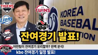 [8.25 kbo 잔여경기 10시 일정발표! 구단별 분석까지!]   #엘지트윈스 #삼성라이온즈 #롯데자이언츠  #두산베어스 #기아타이거즈 #한화이글스 #kt위즈 #ssg랜더스