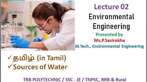 Environment Engineering I Lecture 02 I TRB I SSC I TNPSC I RRB I GATE I TANCET I TNEB I RRB