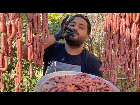 جبت أكبر كمية سجق 50 كيلو وعملت أكبر سندوتشات سجق وكلتها لوحدي