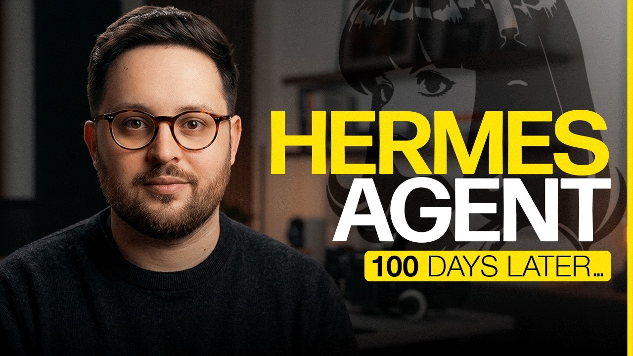 Sharbel A. thumbnail about 100 days with Hermes Agent