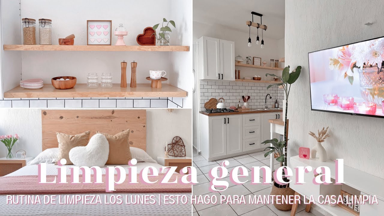 ✅ RUTINA DE LIMPIEZA GENERAL | ASÍ MANTENGO LA CASA LIMPIA TODA LA SEMANA 🫧 | CASA INFONAVIT 🧹