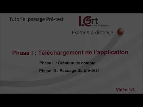 Tuto passage pré tes Phase I installation du logiciel Managexam Live