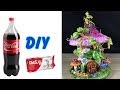 DIY Grapevine tree Fairy House Lamp Using Plastic Bottles and Das clay