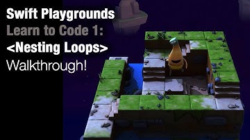 Swift Playgrounds - Nesting Loops (Learn to Code 1)