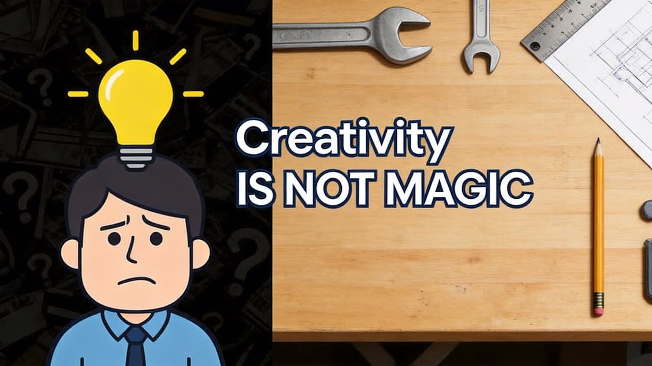 Not Creativity Creativity Is Not Magic - It's a Process (5 Steps Explained) - YouTube