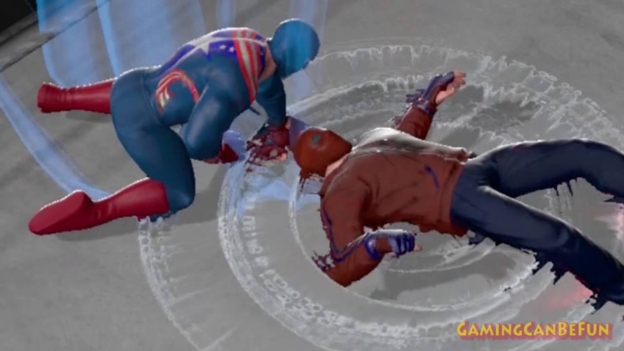 WWE All Stars (Spiderman Vs Captain America Civil War) Incl. Slow Mo 60FPS