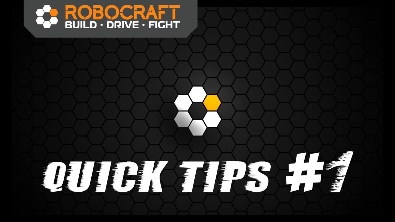 Robocraft: Quick Tips #1- Move Faster as a Walker & More!