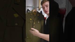 A quick guide to reading a WW2 Enlisted Class A Uniform  #army #wwii #ww2 #militaryhistory #history