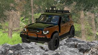 Testing Land Rover Defender P400 Off-Road in BeamNG.dRIVE screenshot 4