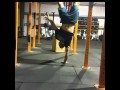 One finger handstand