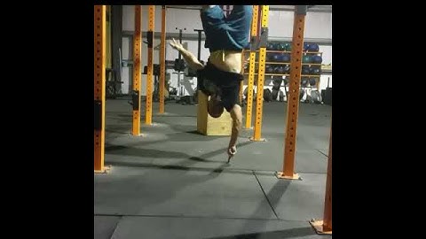 One finger handstand