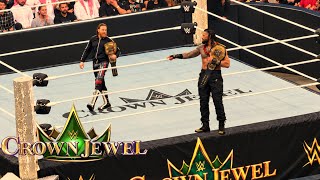 WWE Crown Jewel 2026 Pretapped Roman Reigns vs Sami Zayn Match Highlights|WWE Crown Jewel Highlights
