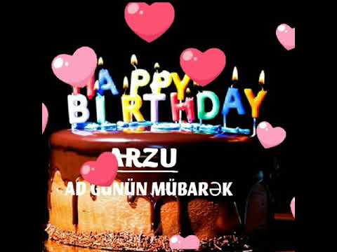 Arzu ad günü mübarək olsun 🎂