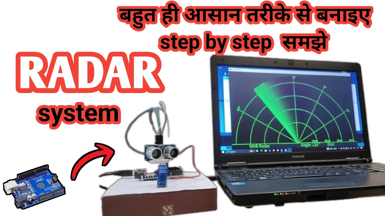 DIY Radar System using Ultrasonic Sensor and Arduino