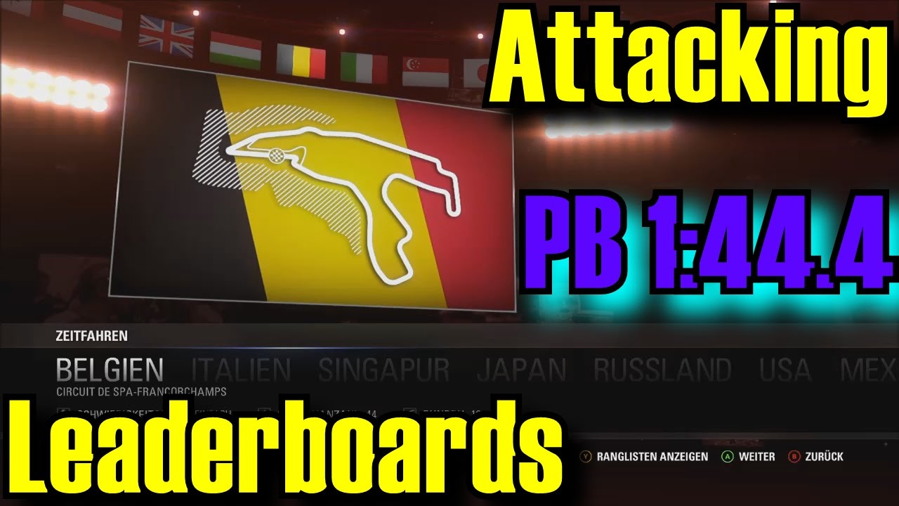 F1 2015 Time Trial Spa 1.44.4 (Leaderboards)