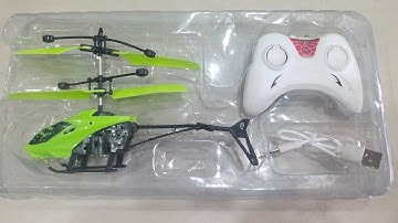 Induction Flight Helicopter Dual - mode control flight unboxing and testing video.